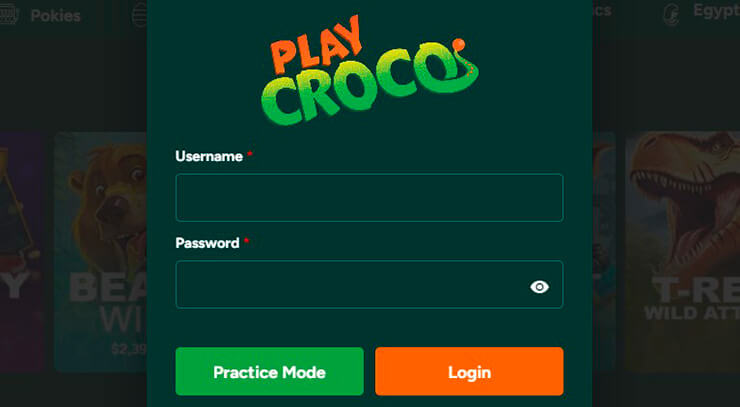play croco casino login