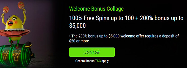 pokie spins casino welcome bonus