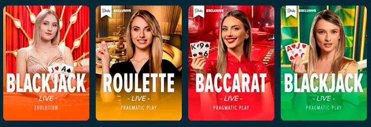 stake casino live dealers