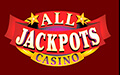 all jackpots casino logo mini