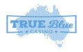 true blue casino logo
