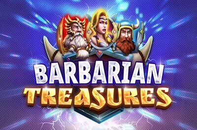 barbarian treasures slot logo