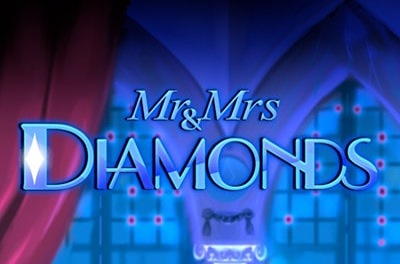 mr mrs diamonds slot logo