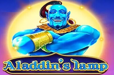 aladdins lamp slot logo