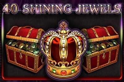 40 shining jewels slot logo