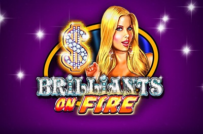 brilliants on fire slot logo