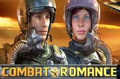 combat romance slot logo