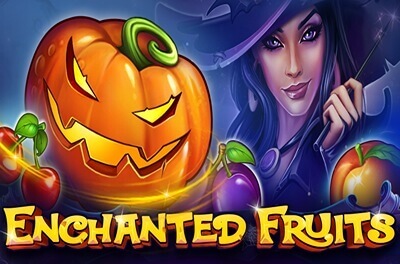 enchanted fruits slot logo