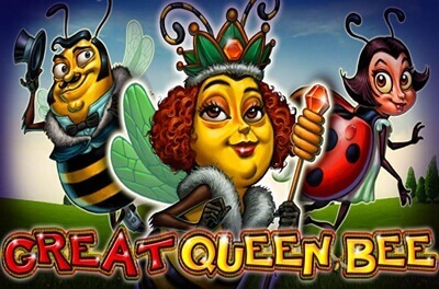 great queen bee slot logo