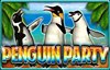 penguin party slot logo