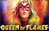 queen of flames slot logo