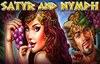 satyr and nymph slot logo
