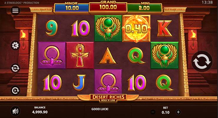 Игровой Автомат Desert Riches Hold ‘N’ Link Gameplay