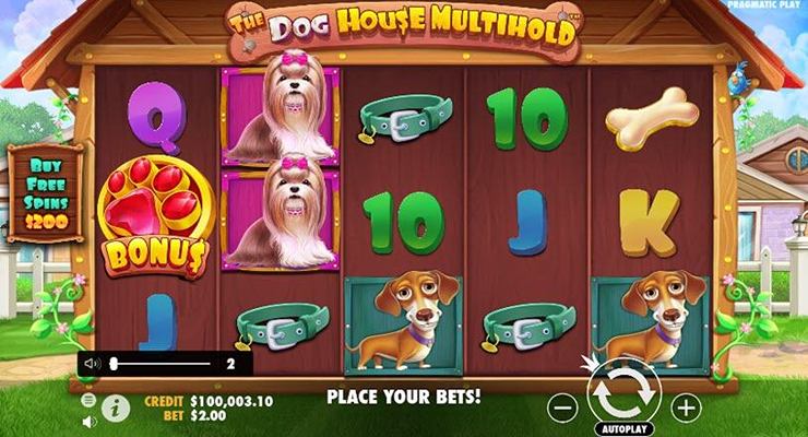 Игровой Aвтомат The Dog House Multihold Геймплей