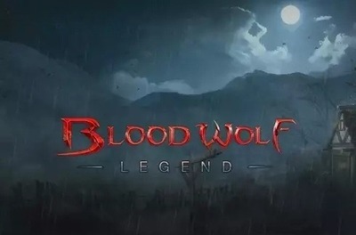 blood wolf legend slot logo