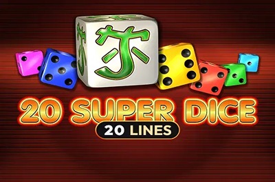 20 super dice slot logo