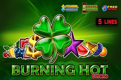 burning hot extreme slot logo