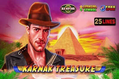 karnak treasure slot logo