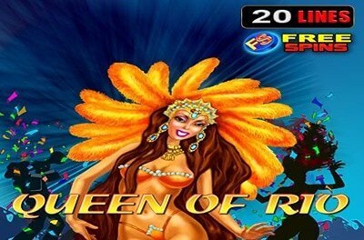 queen of rio slot logo