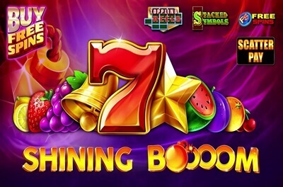 shining boooom slot logo