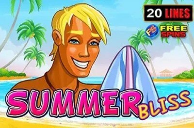 summer bliss slot logo