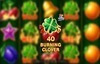 40 burning clover 6 reels slot logo