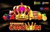 spinning crown slot logo