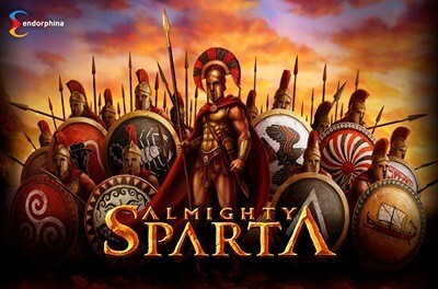 almighty sparta slot logo