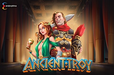 ancient troy slot logo