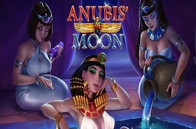 anubis moon slot logo