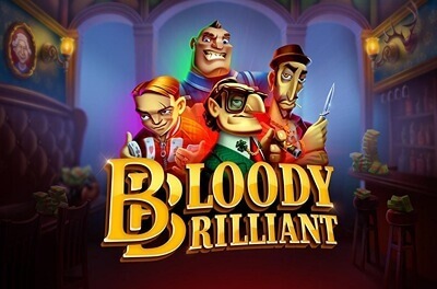 bloody brilliant slot logo