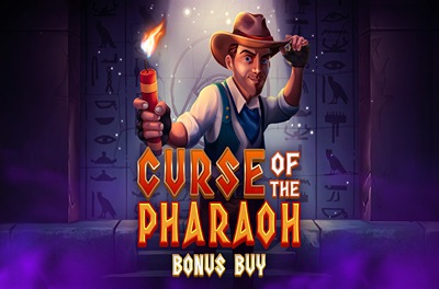 curse of the pharaoh slot logo