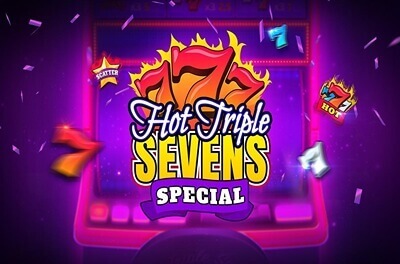 hot triple sevens slot logo