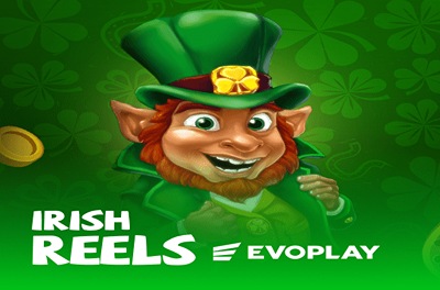 irish reels slot logo