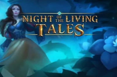 night of the living tales slot logo