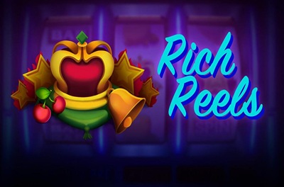 rich reels slot logo