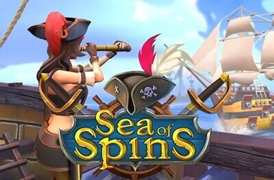 sea of spins slot logo