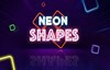 neon shapes slot logo