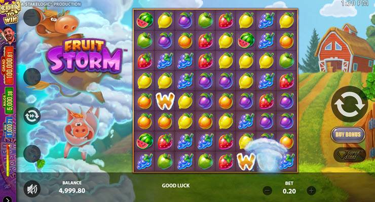 Игровой Автомат Fruit Storm Gameplay