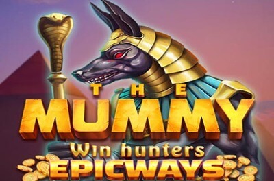 the mummy win hunters epicways logo