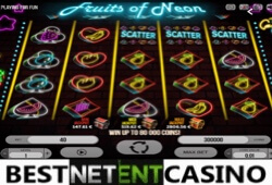 Игровой автомат Fruits of Neon