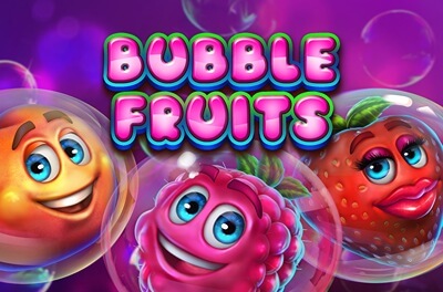 bubble fruits slot logo