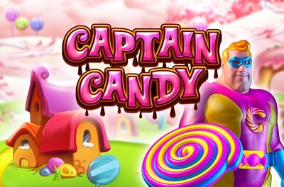 captain candy slot logo