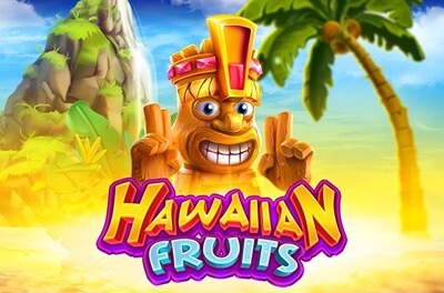 hawaiian fruits slot logo