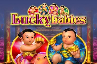 lucky babies slot logo