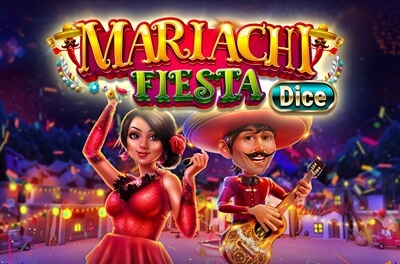 mariachi fiesta dice slot logo