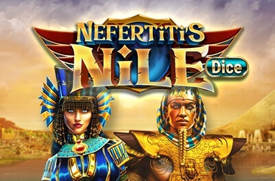 nefertitis nile dice slot logo