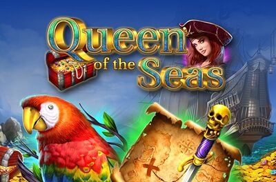 queen of the seas slot logo