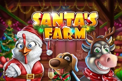 santas farm slot logo