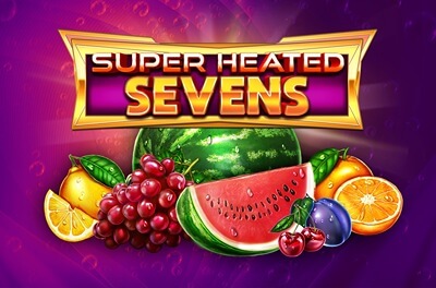 super heated sevens slot logo